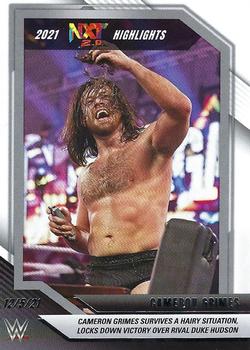 2022 Panini NXT 2.0 WWE - 2021 NXT Highlights #39 Cameron Grimes Front
