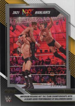 2022 Panini NXT 2.0 WWE - 2021 NXT Highlights Black and Gold #33 Fabian Aichner / Ludwig Kaiser Front