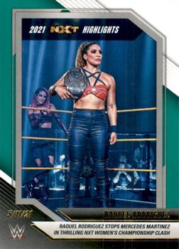 2022 Panini NXT 2.0 WWE - 2021 NXT Highlights Green #16 Raquel Rodriguez Front