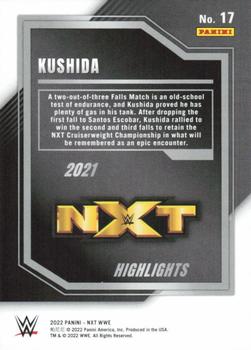 2022 Panini NXT 2.0 WWE - 2021 NXT Highlights Green #17 Kushida Back