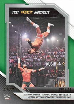 2022 Panini NXT 2.0 WWE - 2021 NXT Highlights Green #17 Kushida Front