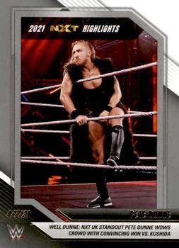 2022 Panini NXT 2.0 WWE - 2021 NXT Highlights Silver #9 Pete Dunne Front