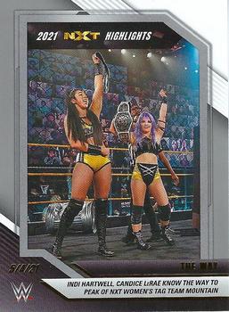 2022 Panini NXT 2.0 WWE - 2021 NXT Highlights Silver #15 Indi Hartwell / Candice LeRae Front