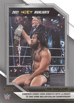 2022 Panini NXT 2.0 WWE - 2021 NXT Highlights Silver #24 Cameron Grimes Front