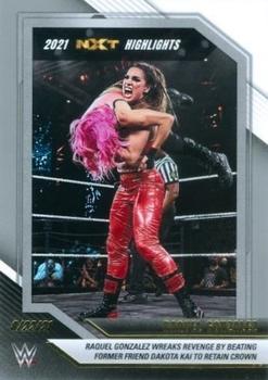 2022 Panini NXT 2.0 WWE - 2021 NXT Highlights Silver #25 Raquel Rodriguez Front