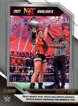 2022 Panini NXT 2.0 WWE - 2021 NXT Highlights Silver #32 Mandy Rose Front
