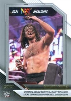 2022 Panini NXT 2.0 WWE - 2021 NXT Highlights Silver #39 Cameron Grimes Front