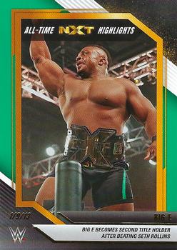 2022 Panini NXT 2.0 WWE - All-Time NXT Highlights Green #2 Big E Front