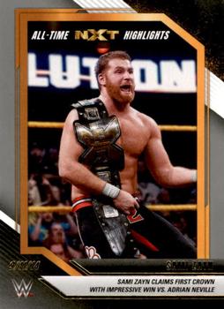 2022 Panini NXT 2.0 WWE - All-Time NXT Highlights Silver #7 Sami Zayn Front