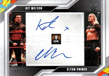 2022 Panini NXT 2.0 WWE - Dual Autographs #DA-KWE Kit Wilson / Elton Prince Front
