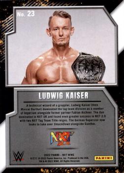 2022 Panini NXT 2.0 WWE - NXT Gold #23 Ludwig Kaiser Back