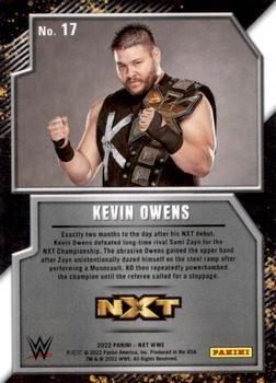 2022 Panini NXT 2.0 WWE - NXT Gold Silver #17 Kevin Owens Back