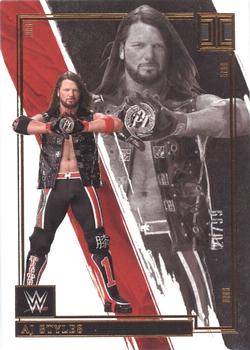 2022 Panini Impeccable WWE #4 AJ Styles Front
