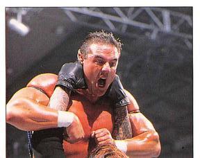 1997 Panini WWF Superstars Stickers #6 British Bulldog / The Undertaker Front