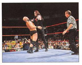 1997 Panini WWF Superstars Stickers #12 Steve Austin / The Undertaker Front