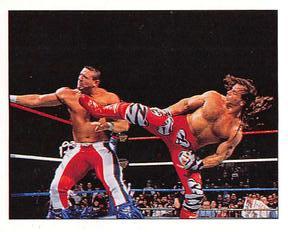 1997 Panini WWF Superstars Stickers #17 Shawn Michaels / British Bulldog Front