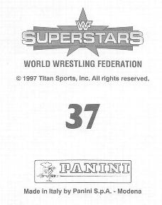 1997 Panini WWF Superstars Stickers #37 Shawn Michaels / Psycho Sid Back