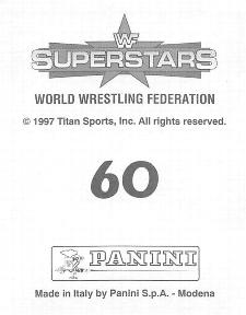 1997 Panini WWF Superstars Stickers #60 Goldust / Marlena Back