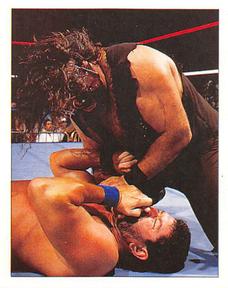 1997 Panini WWF Superstars Stickers #88 Mankind / Barry Horowitz Front