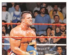 1997 Panini WWF Superstars Stickers #99 British Bulldog / Jake Roberts Front