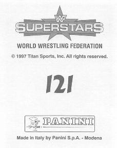 1997 Panini WWF Superstars Stickers #121 The Rock / Owen Hart Back