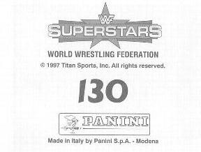 1997 Panini WWF Superstars Stickers #130 Hillbilly Jim / The Godwinns Back