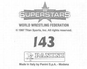 1997 Panini WWF Superstars Stickers #143 Road Warrior Hawk Back