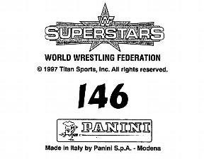 1997 Panini WWF Superstars Stickers #146 Marc Mero / Sable Back