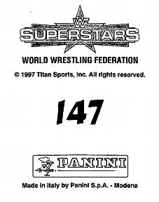 1997 Panini WWF Superstars Stickers #147 Marc Mero / Savio Vega Back