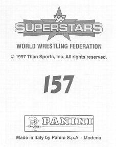 1997 Panini WWF Superstars Stickers #157 Flash Funk / Triple H Back