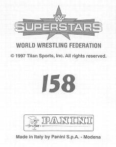 1997 Panini WWF Superstars Stickers #158 Flash Funk / Owen Hart Back