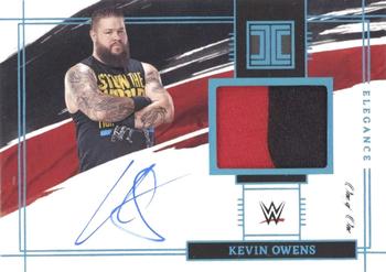 2022 Panini Impeccable WWE - Elegance Memorabilia Autographs Platinum #EM-KOW Kevin Owens Front