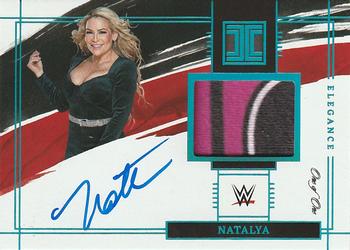 2022 Panini Impeccable WWE - Elegance Memorabilia Autographs Platinum #EM-NTA Natalya Front