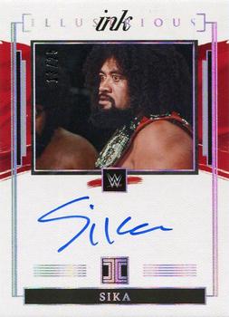 2022 Panini Impeccable WWE - Illustrious Ink Holo Silver #IL-SKA Sika Front
