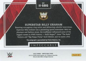 2022 Panini Impeccable WWE - Immortal Ink #II-SBG Superstar Billy Graham Back