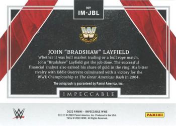 2022 Panini Impeccable WWE - Immortal Ink #IM-JBL John 