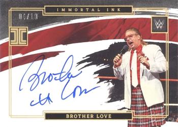 2022 Panini Impeccable WWE - Immortal Ink Holo Gold #IM-BLV Brother Love Front