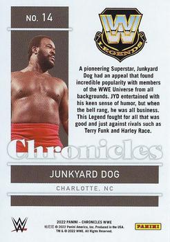 2022 Panini Chronicles WWE #14 Junkyard Dog Back