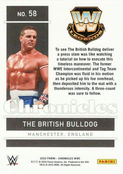 2022 Panini Chronicles WWE #58 British Bulldog Back