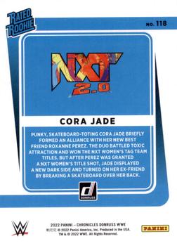 2022 Panini Chronicles WWE #118 Cora Jade Back