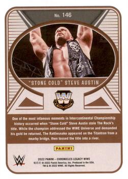 2022 Panini Chronicles WWE #146 Stone Cold Steve Austin Back