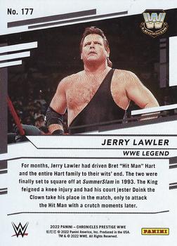 2022 Panini Chronicles WWE #177 Jerry Lawler Back