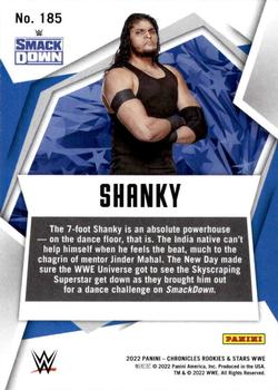 2022 Panini Chronicles WWE #185 Shanky Back