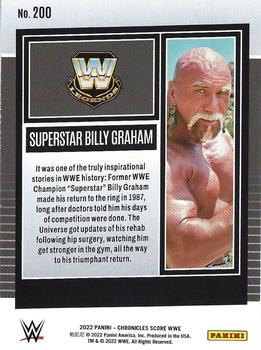 2022 Panini Chronicles WWE #200 Superstar Billy Graham Back
