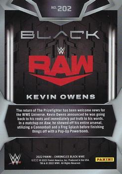 2022 Panini Chronicles WWE #202 Kevin Owens Back
