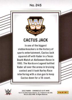 2022 Panini Chronicles WWE #245 Cactus Jack Back