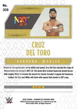 2022 Panini Chronicles WWE #308 Cruz Del Toro Back
