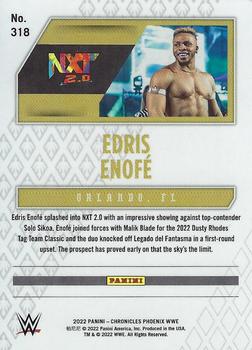 2022 Panini Chronicles WWE #318 Edris Enofé Back