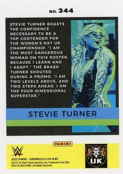 2022 Panini Chronicles WWE #344 Stevie Turner Back