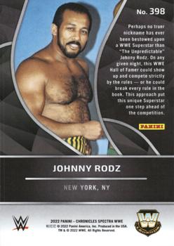 2022 Panini Chronicles WWE #398 Johnny Rodz Back